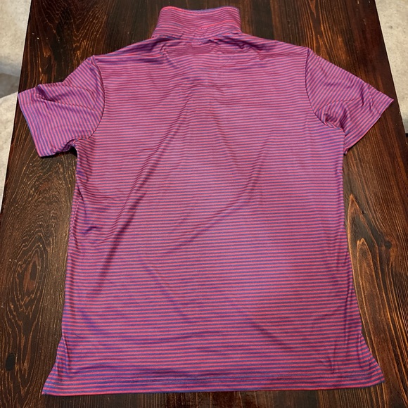Tailorbyrd Men's Polo Shirt - Red and Blue Stripes - Picture 5 of 5